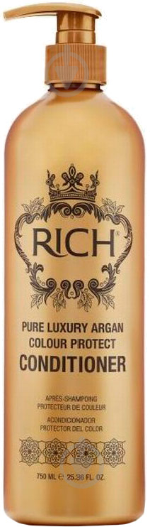 Кондиционер RICH International Pure Luxury Argan для окрашенных волос 750 мл - фото 1