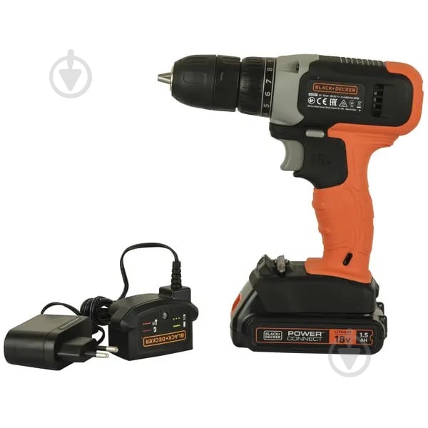 Шуруповерт акумуляторний Black+Decker BCD001C1 - фото 4