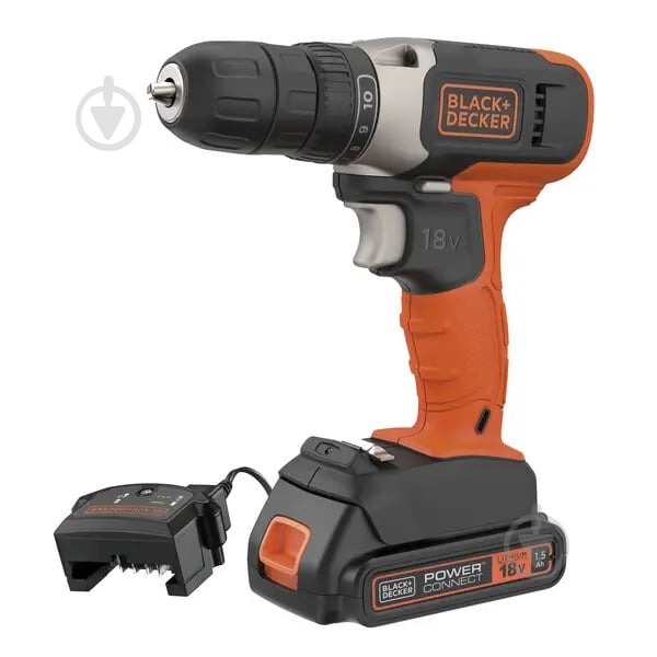 Шуруповерт акумуляторний Black+Decker BCD001C1 - фото 3