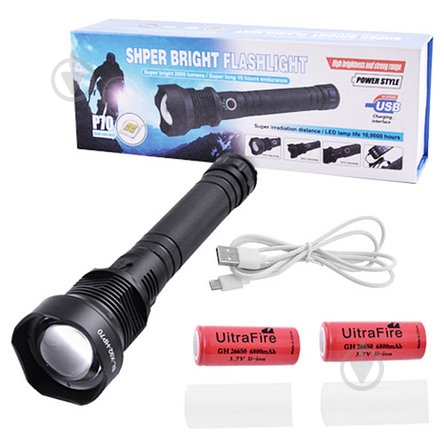 Фонарик Bailong X92-HP70 черный - фото 2 Фонарик Bailong X92-HP70 черный - фото 2