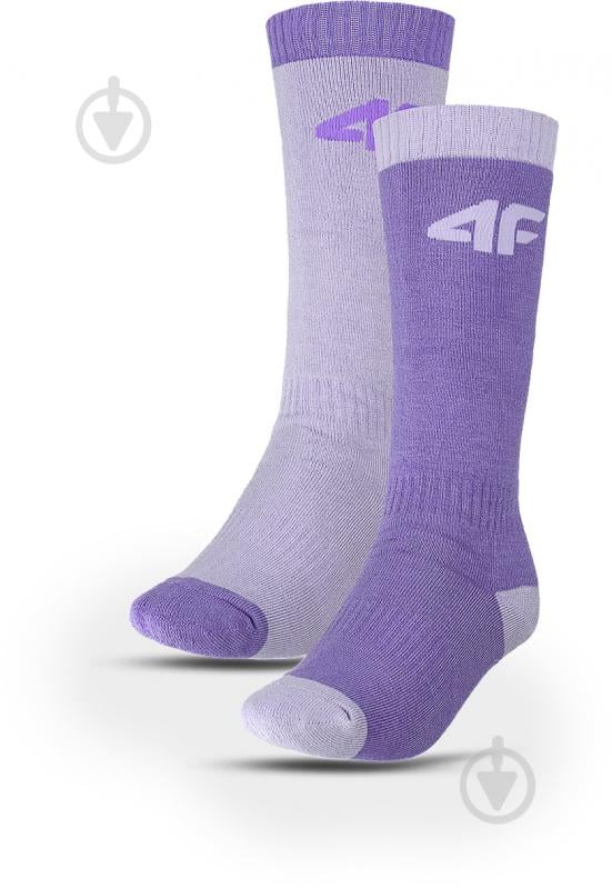 Носки 4F SOCKS FNK F141 (2PACK) 4FJWAW24UFSOF141-90S р.32-34 разноцветный - фото 1