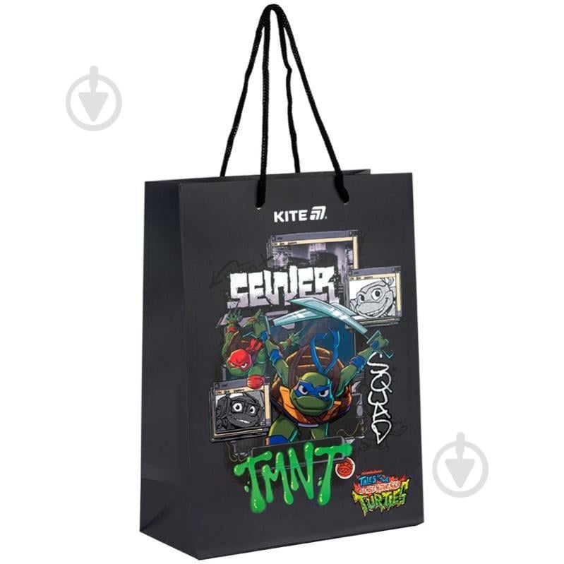 Пакет подарочный 18х24 см Ninjia Turtles KITE - фото 2 Пакет подарочный 18х24 см Ninjia Turtles KITE - фото 2