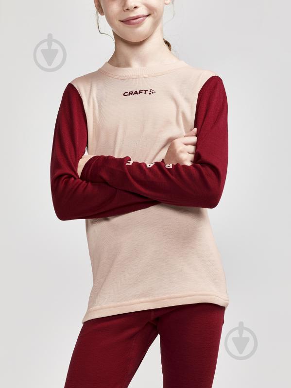 Комплект термобілизни Craft CORE WARM BASELAYER SET JR 1909712-718488 червоний - фото 2