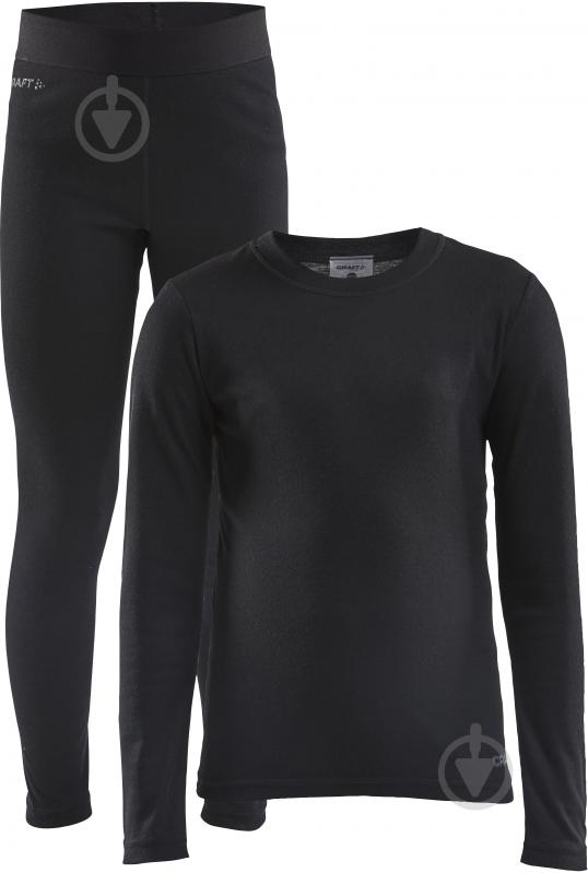 Комплект термобілизни Craft CORE WARM BASELAYER SET JR 1909712-999000 чорний - фото 2