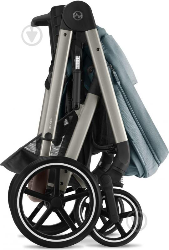 Коляска прогулочная Cybex Balios S Lux TPE Sky Blue - фото 3