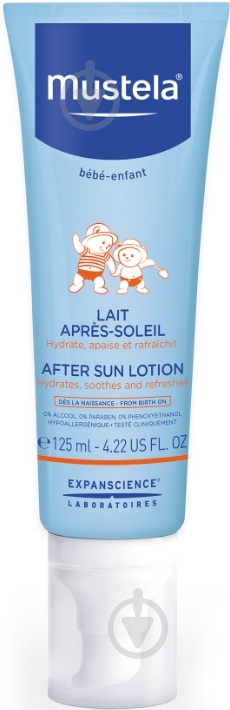 ᐉ Лосьон после загара Mustela Солнце 125 мл • Купить в Киеве, Украине ...