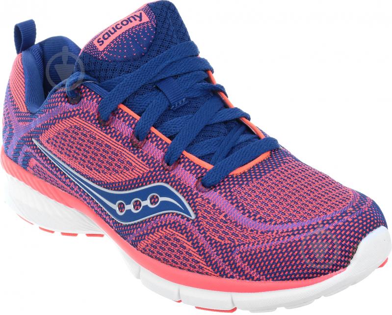 Кроссовки Saucony R GRID WEB 15291-2s р.7,5 синий с коралловым - фото 3