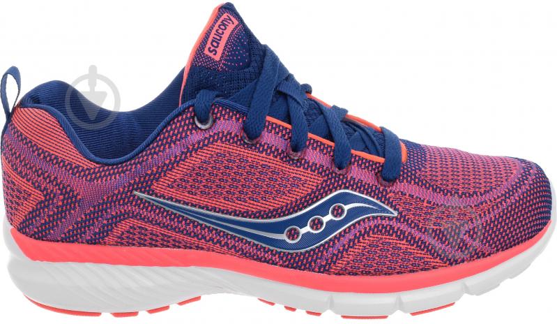 Кроссовки Saucony R GRID WEB 15291-2s р.7,5 синий с коралловым - фото 6