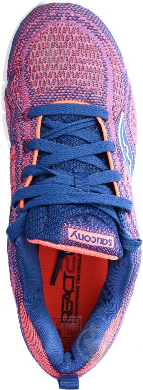 Кроссовки Saucony R GRID WEB 15291-2s р.7,5 синий с коралловым - фото 9