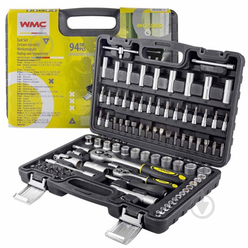 Набір ручного інструменту WMC TOOLS 94 шт. WT-4941-5EURO - фото 2