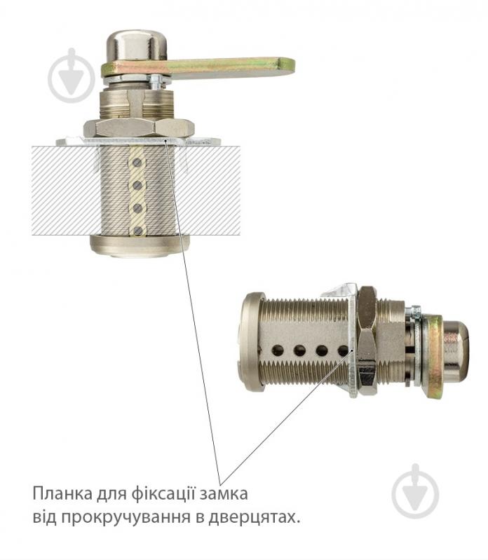 Замок для обладнання CAM19 3/4"(19 мм) 1-1/8" (33,2 мм) ClassicPro 3KEY (MTL-51300607) Mul-T-Lock - фото 5