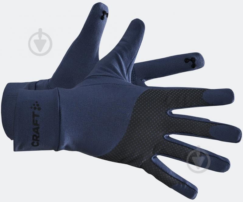 Варежки Craft ADV LUMEN FLEECE GLOVE 1909838-300000 р. L синий - фото 1