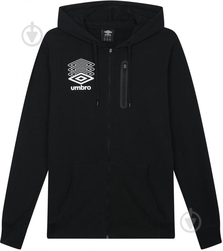 Джемпер Umbro TERRACE ZIP HOODIE 66423U-060 р.XL черный - фото 5