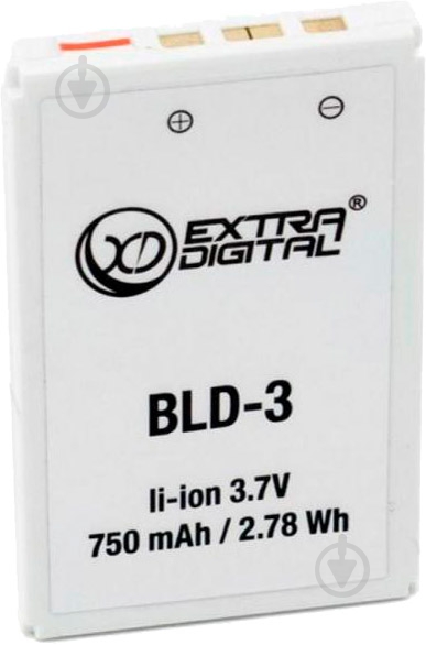 Аккумулятор EXTRADIGITAL Nokia BLD-3 750 мА/ч (BMN6287) - фото 2 Аккумулятор EXTRADIGITAL Nokia BLD-3 750 мА/ч (BMN6287) - фото 2