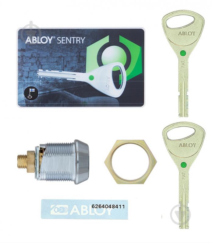 Замок для обладнання CL200 3/4"(19 мм) 18,5 мм 9_DISCS SENTRY 2KEY (ABL-CL200B 11B000) Abloy - фото 3