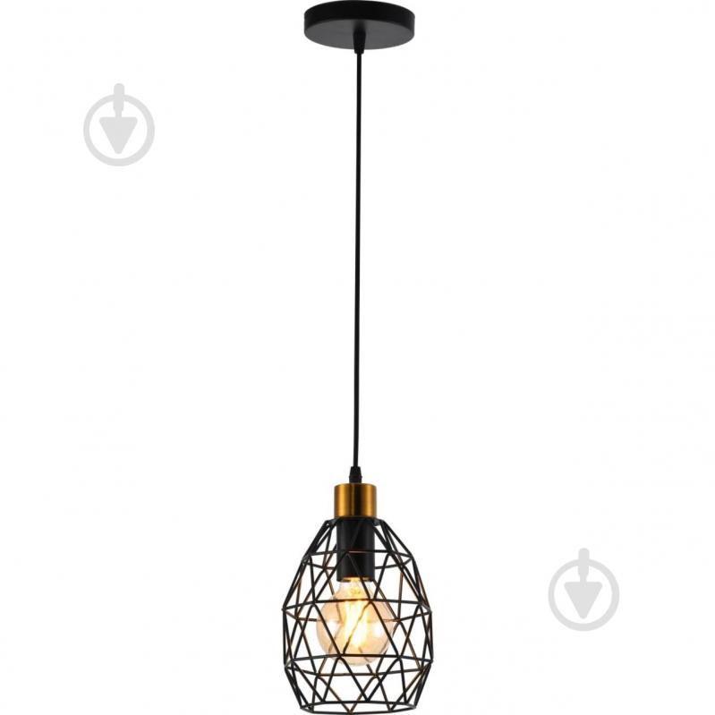 Подвес ELIOS Home 1x10 Вт /E27 черный DL1418 - фото 1