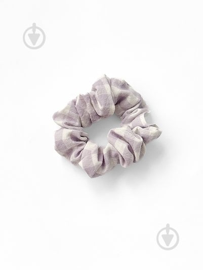 Резинка для волос MISO accessory мини фиолетовая клетка - фото 1