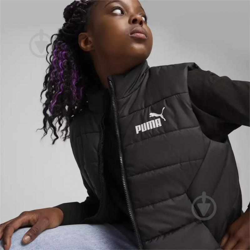 Жилет Puma ESS PADDED VEST 62650101 р.176 чорний - фото 4