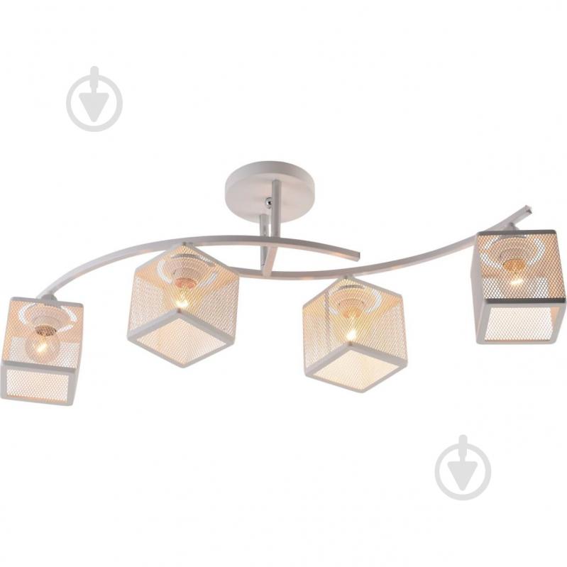 Люстра потолочная ELIOS Lustre 4x10 Вт E27 белый DL1333 - фото 1