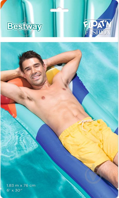 Матрас надувной Bestway Тропическая птица 183х76 см в ассортименте - фото 9