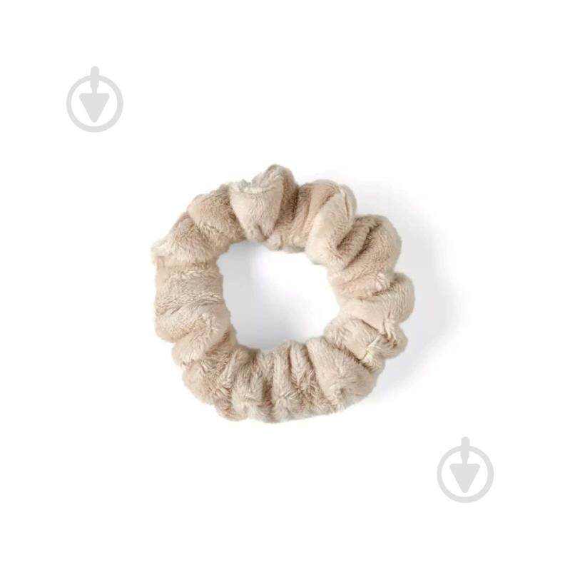 Резинка для волос MISO accessory мини плюш беж - фото 1