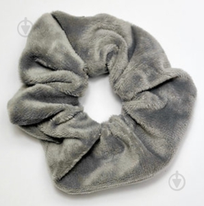 Резинка для волос MISO accessory плюш серая мах - фото 1