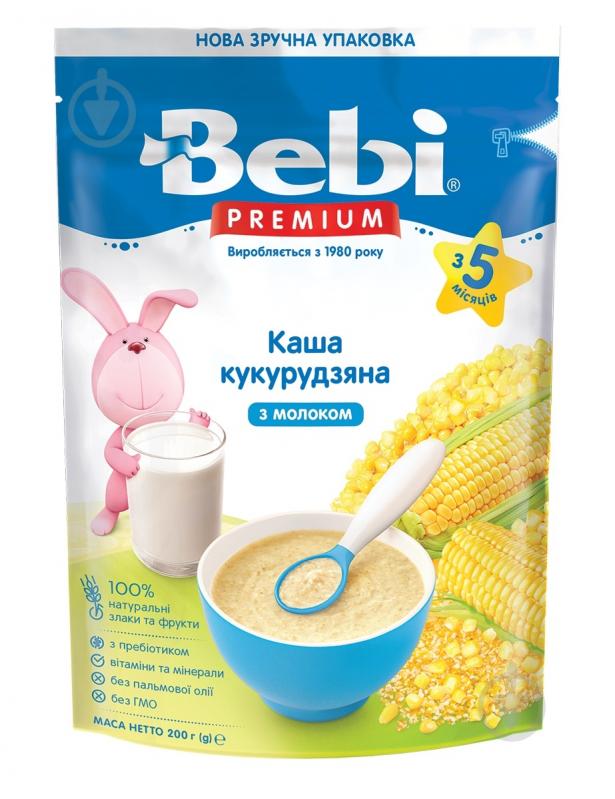 Каша молочная Bebi от 5 месяцев Premium Кукурузная 200 г - фото 1