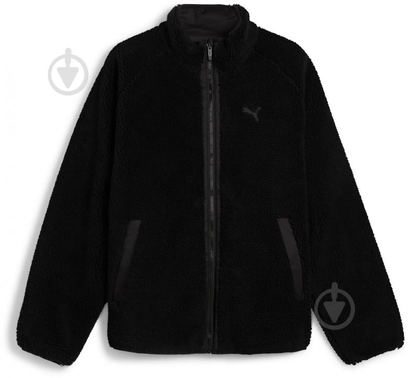 Куртка чоловіча демісезонна Puma REVERSIBLE SHERPA JACKET 62647201 р.2XL чорна - фото 1