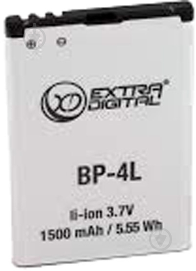 ᐉ Аккумулятор EXTRADIGITAL Nokia BP-4L 1500 мА/ч (DV00DV6025) • Купить ...