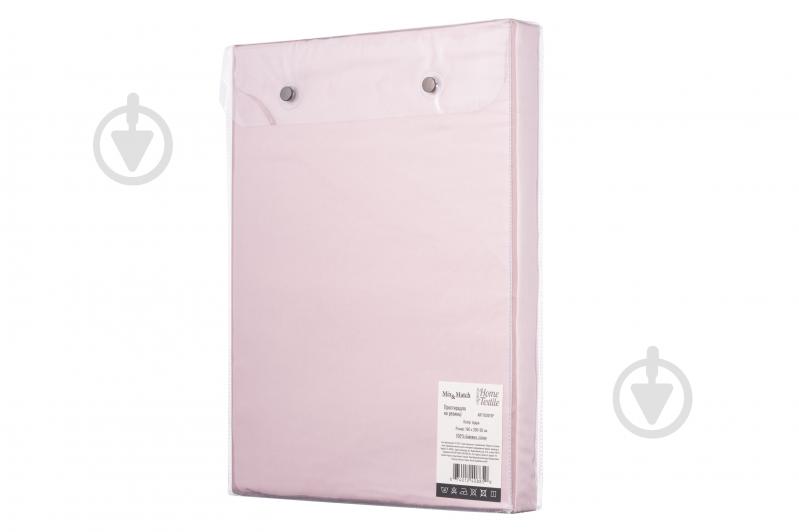 Простирадло на резинці Mix&Match ART1620FSP 160x200 см пудра Ardesto - фото 5 Простирадло на резинці Mix&Match ART1620FSP 160x200 см пудра Ardesto - фото 5