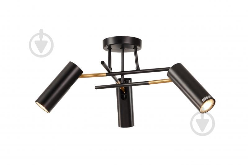 Люстра потолочная WunderLicht Arcano OM2094-43 3x35 Вт GU10 черный OM2094-43 - фото 1 Люстра потолочная WunderLicht Arcano OM2094-43 3x35 Вт GU10 черный OM2094-43 - фото 1