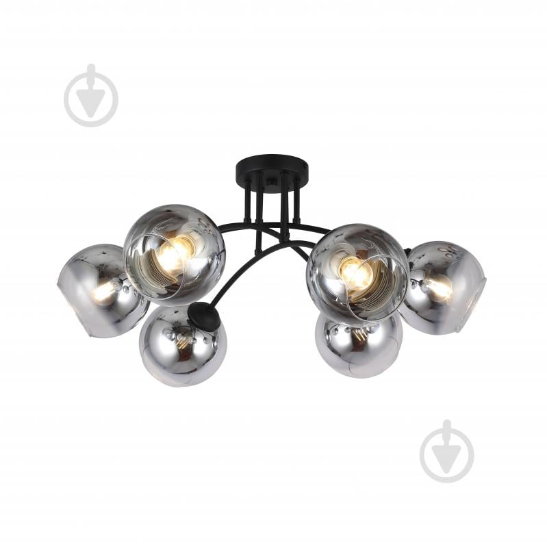 Люстра стельова Blitz Sinfonia 2092-46 6x60 Вт Е27 чорний 2092-46 - фото 1 Люстра стельова Blitz Sinfonia 2092-46 6x60 Вт Е27 чорний 2092-46 - фото 1