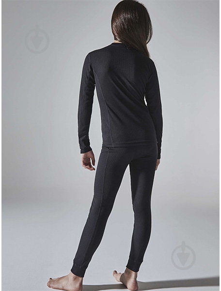 Комплект термобелья Craft CORE DRY BASELAYER SET JR 1909713-999000 черный - фото 3