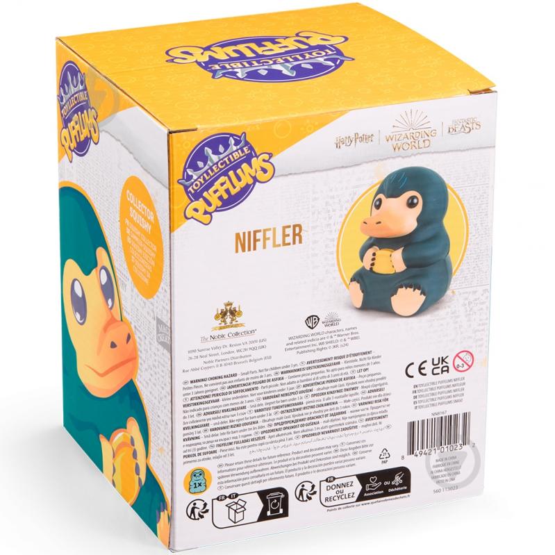 Игрушка-антистресс Noble Collection FANTASTIC BEASTS Niffler Pufflums сквиш (Фантастические звери) 19 см (NN8167) - фото 8