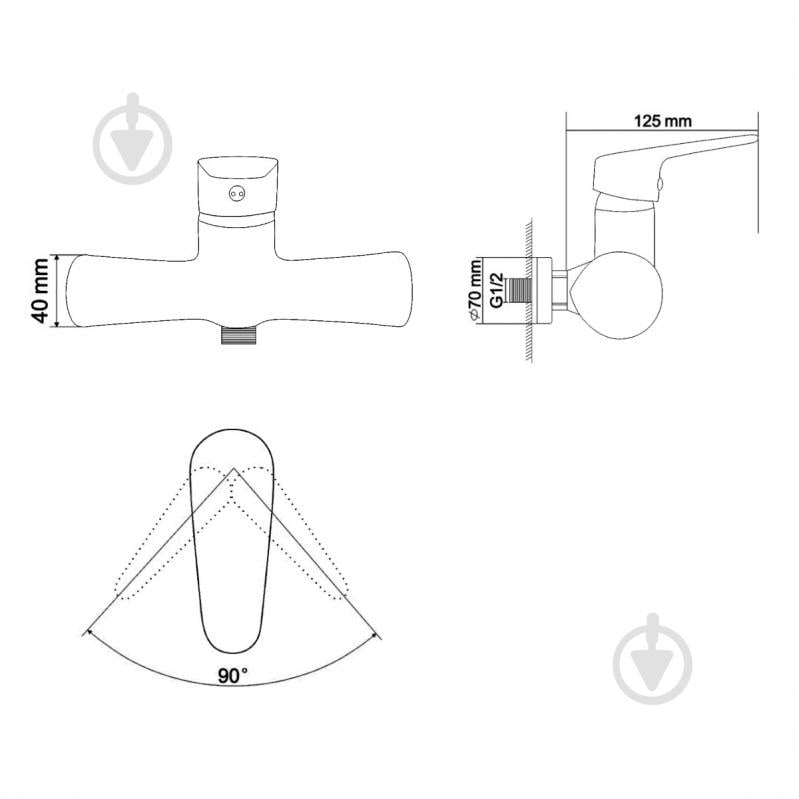 Набор смесителей RJ для ванны BUTTERFLY (RBZ074-1-3-0511) - фото 2 Набор смесителей RJ для ванны BUTTERFLY (RBZ074-1-3-0511) - фото 2
