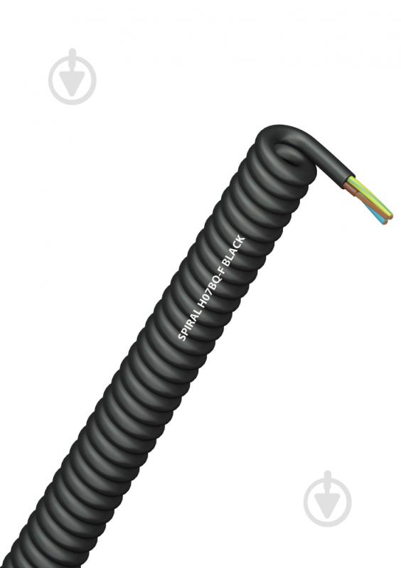 Кабель спиральный многожильный Lapp Cable SPIRAL H07BQ-F ЧЕРНЫЙ 3G1,5 4500/1500 1,5 медь - фото 1