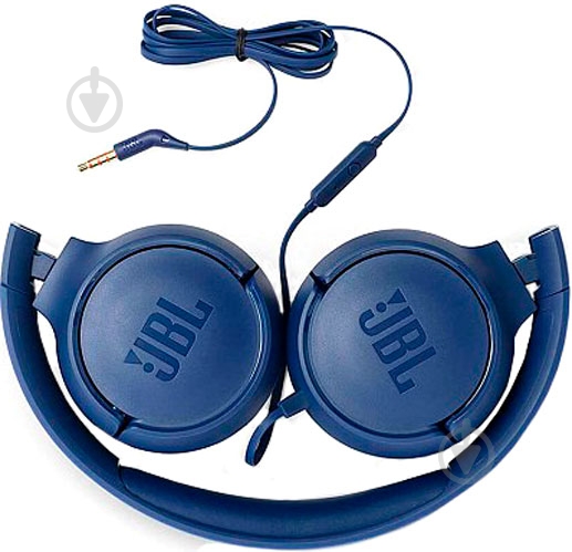 Наушники JBL T500 blue (JBLT500BLU) - фото 4 Наушники JBL T500 blue (JBLT500BLU) - фото 4