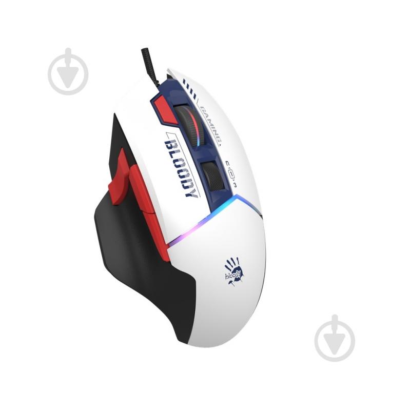 Игровая мышь BLOODY RGB, 20 000 CPI, Alpha20K white (W95 Ultra (Sports Navy)) - фото 2 Игровая мышь BLOODY RGB, 20 000 CPI, Alpha20K white (W95 Ultra (Sports Navy)) - фото 2