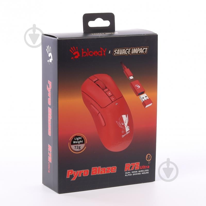 Игровая мышь BLOODY 20000 CPI, сенсор Alpha 20K Engine red (R73 Ultra (Pyro Blaze)) - фото 15 Игровая мышь BLOODY 20000 CPI, сенсор Alpha 20K Engine red (R73 Ultra (Pyro Blaze)) - фото 15