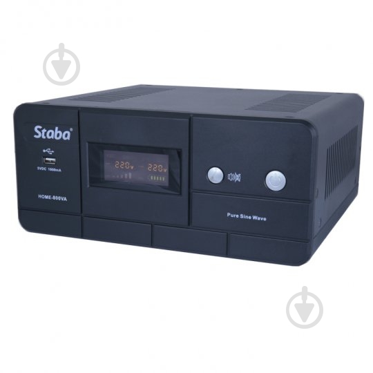 Джерело безперебійного живлення (ДБЖ) Staba Home-800LCD Home-800LCD - фото 2