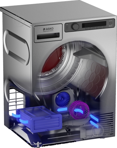 Промышленная сушильная машина Asko TDC1772CC.S ASK grey - фото 6