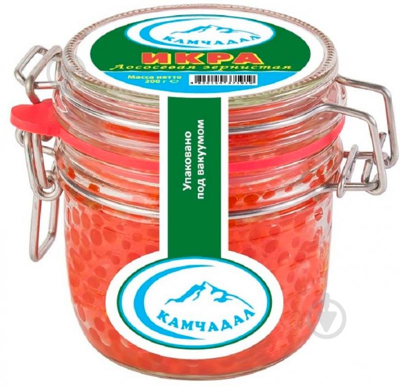 Икра лососевая 200г Камчадал - фото 1 Икра лососевая 200г Камчадал - фото 1