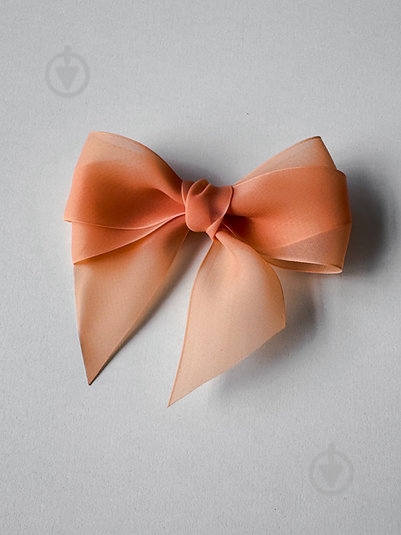 Зажим для волос MISO accessory бант малый персиковый - фото 2 Зажим для волос MISO accessory бант малый персиковый - фото 2