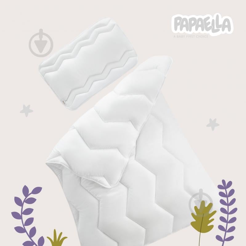 Подушка Papaella Baby Comfort зигзаг белый 40х60 см - фото 6