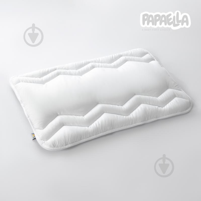 Подушка Papaella Baby Comfort зигзаг белый 40х60 см - фото 8