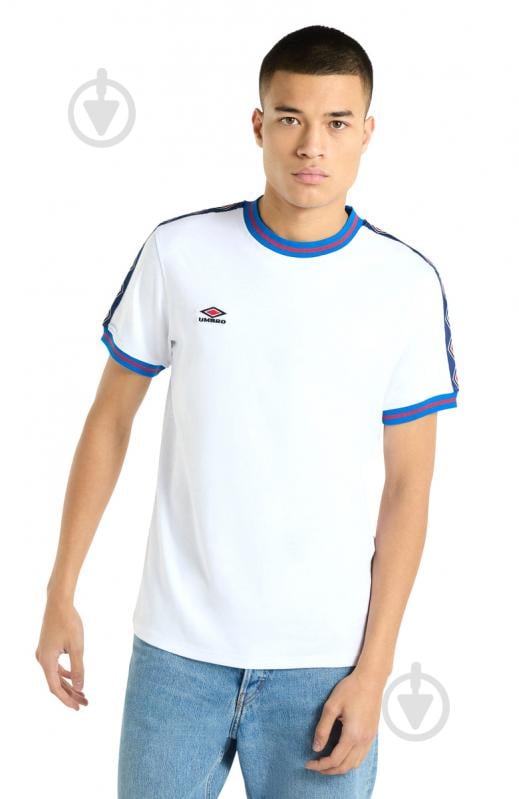 Футболка Umbro INFILLED TAPE TEE 66408U-13V р.L білий - фото 1