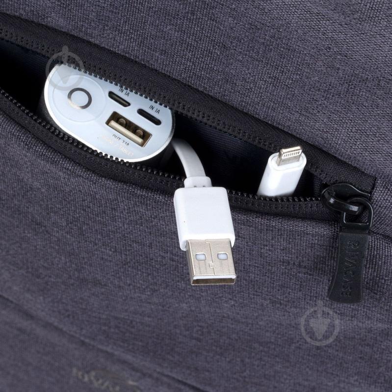 Рюкзак RivaCase 15.6" black (7760 (Black)) - фото 10