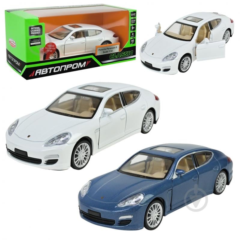Автомодель Автопром 1:32 Porsche Panamera S 68344 - фото 1