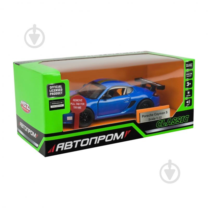 Автомодель Автопром 1:32 Porsche Cayman S 68348 - фото 5