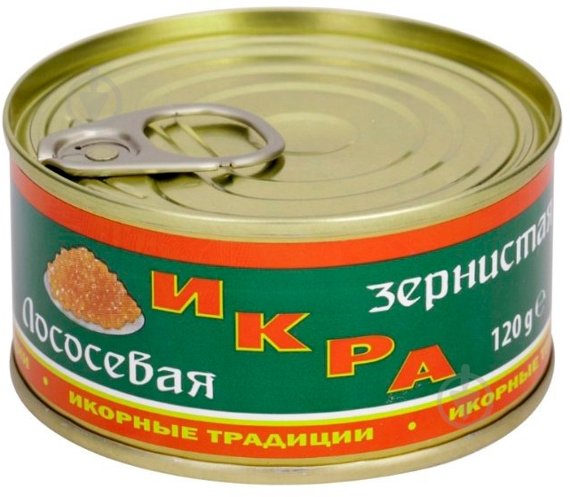 Икра лососевая Икорные традиции 120г Дальриба - фото 1